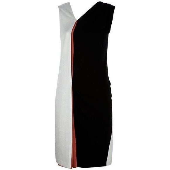 New Womens 6 NWT Balenciaga Paris Dress Designer 38 France Black Silver Rust Wow - Picture 1 of 12